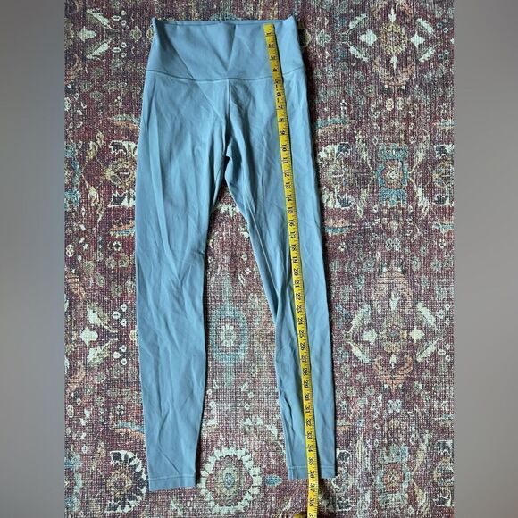 Lululemon light blue wunder under high rise tight leggings size 6 - Picture 2 of 11